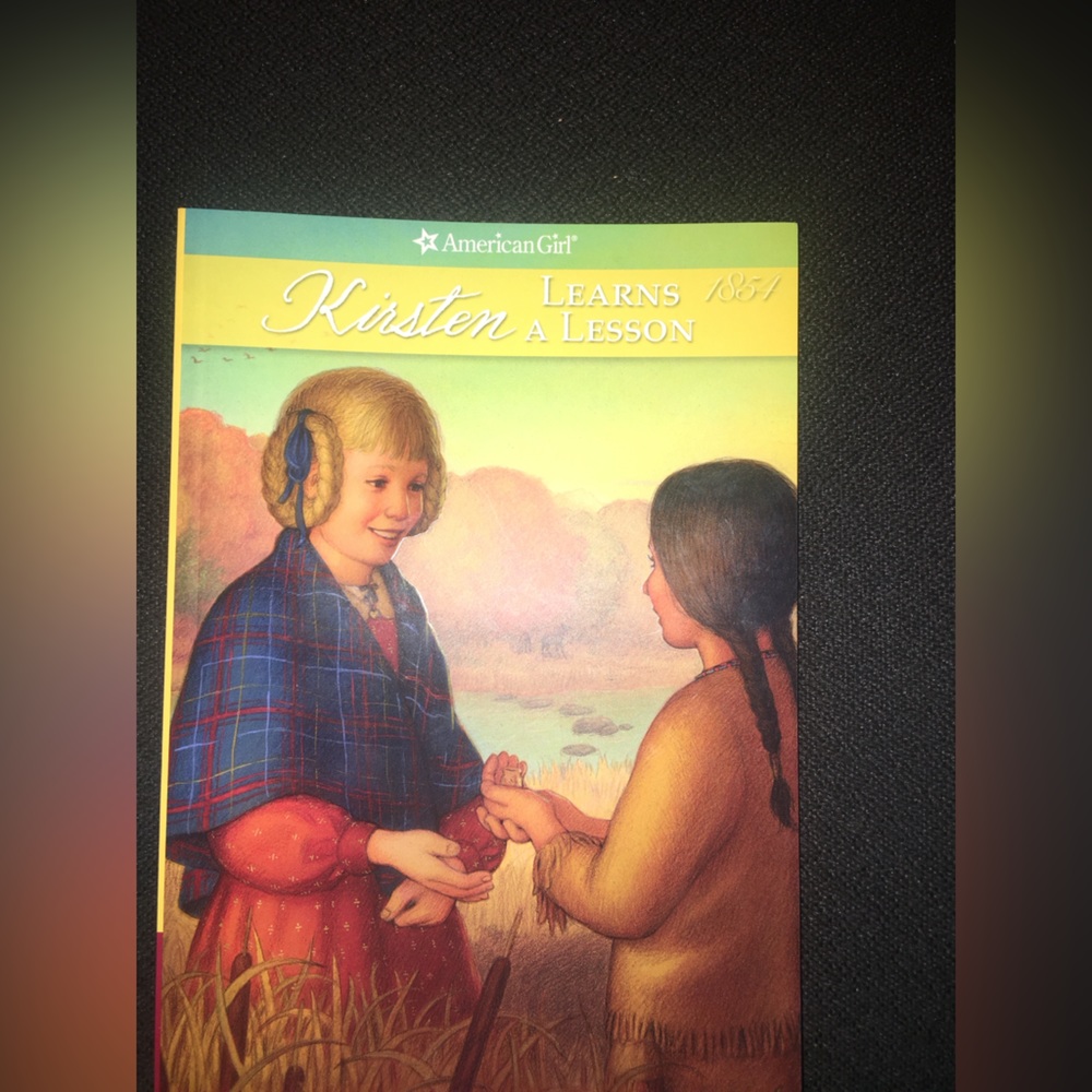 American girl book “ Kirsten learns a lesson” .